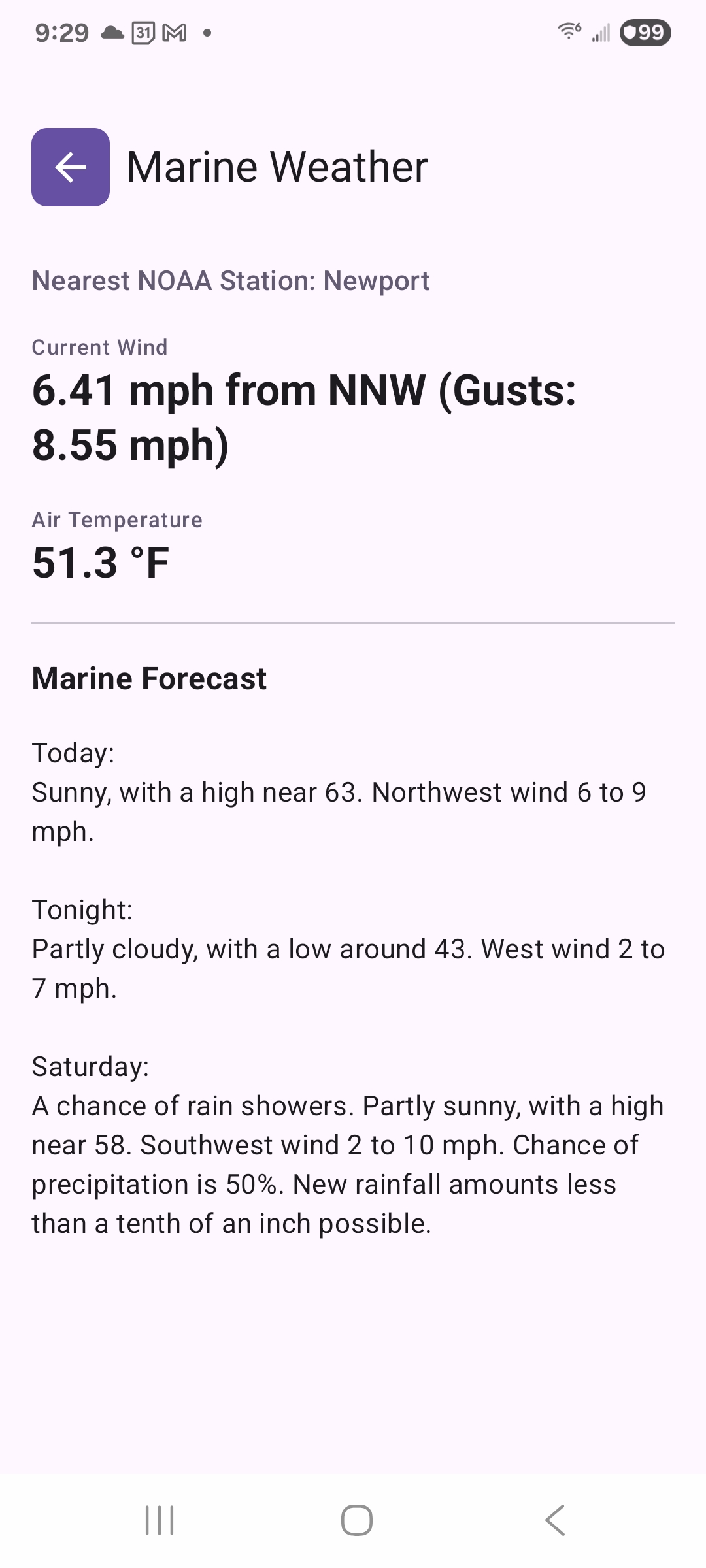 Marine Weather